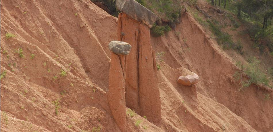 The earth pyramids in Jenesien