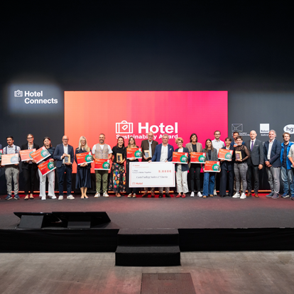 Due vincitori dall' Altopiano del Salto al Hotel Sustainability Award 2025